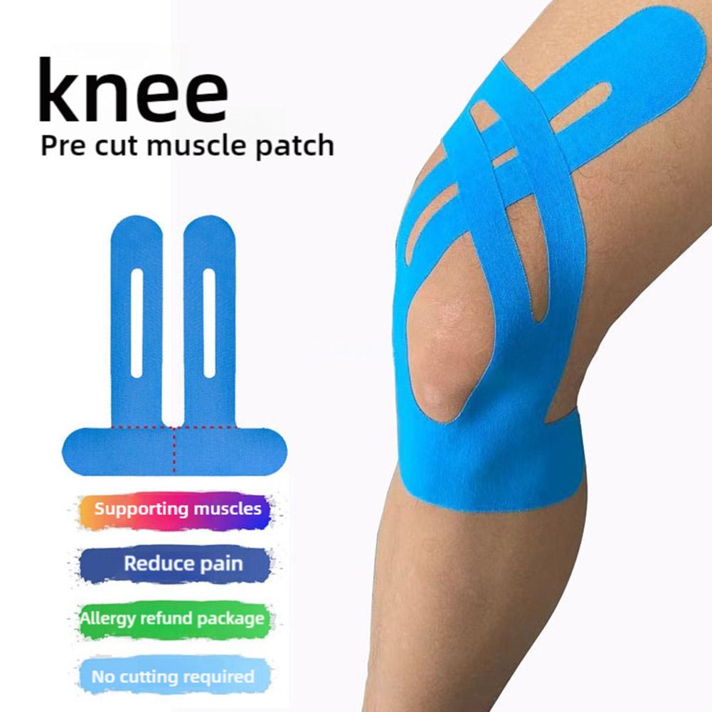 شريط كينيسيولوجي للركبة، مقاوم - مراجعة Sports Taping Precut وسعره